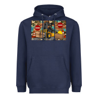 Navy forklift sippy Heavyweight Hoodie - Artiststas