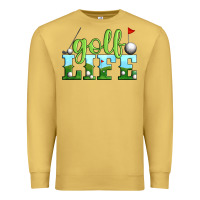 Antique Gold golf life Premium Sweatshirt - Artiststas