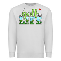 Dove Grey golf life Premium Sweatshirt - Artiststas