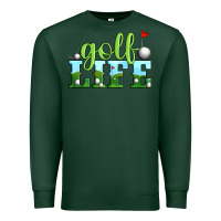Sports Green golf life Premium Sweatshirt - Artiststas