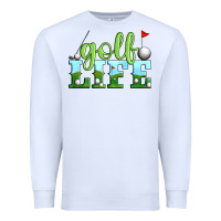 White golf life Premium Sweatshirt - Artiststas