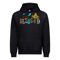 Black ı am blessed Urban Hoodie - AdoDesignShop