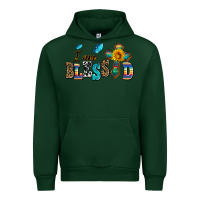 Forest Green ı am blessed Urban Hoodie - AdoDesignShop