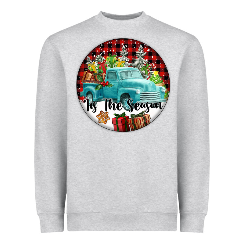 Tis The Season Truck Heavyweight Sweatshirt by FaDigitalArtStudio | Teevron