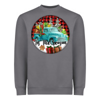 Storm Tis The Season Truck Heavyweight Sweatshirt - FaDigitalArtStudio