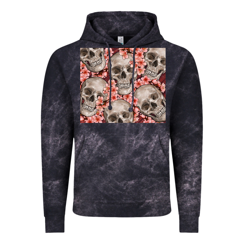 Skulls And Flowers Vintage Hoodie by TumblerDesignByShophia | Teevron