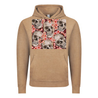 Vintage Coffee skulls and flowers Vintage Hoodie - TumblerDesignByShophia