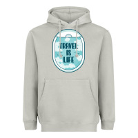 Moon Dust Travel Is Life Funny Traveling Gift Heavyweight Hoodie - minhPixels
