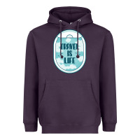 Travel Is Life Funny Traveling Gift Heavyweight Hoodie | Teevron