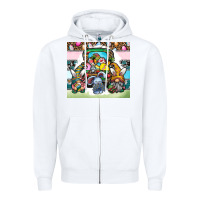 White easter Zipper Hoodie - CowhideDigitalArt