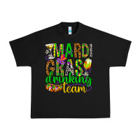 Black Mardi Gras drinking team Urban Heavy Tee - HowdyJamesFarm