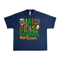 Navy Mardi Gras drinking team Urban Heavy Tee - HowdyJamesFarm