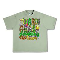 Oil Green Mardi Gras drinking team Urban Heavy Tee - HowdyJamesFarm