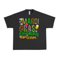 Pigment Black Mardi Gras drinking team Urban Heavy Tee - HowdyJamesFarm