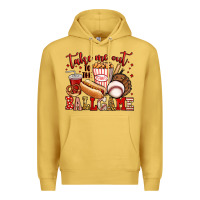 Antique Gold take me out to the ball game baseball Premium Hoodie - Jasminsmagicworld