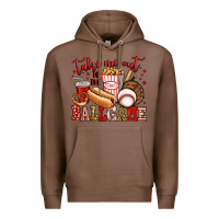 Chestnut take me out to the ball game baseball Premium Hoodie - Jasminsmagicworld