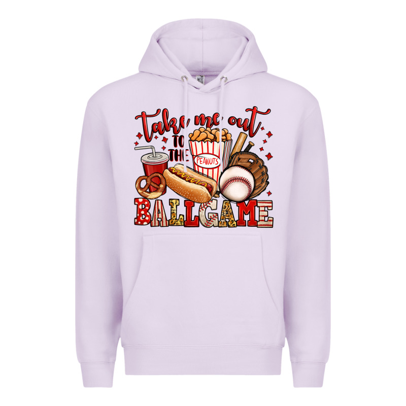 Take Me Out To The Ball Game Baseball Premium Hoodie by Jasminsmagicworld | Teevron