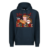 Navy take me out to the ball game baseball Premium Hoodie - Jasminsmagicworld