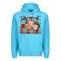 Ocean Blue take me out to the ball game baseball Premium Hoodie - Jasminsmagicworld
