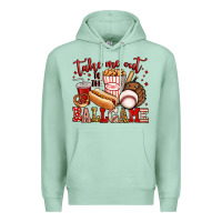 Seafoam take me out to the ball game baseball Premium Hoodie - Jasminsmagicworld