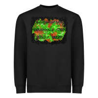 Black halloween leopard lines background Heavyweight Sweatshirt - BundleAndBundleShop