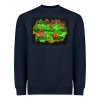 Navy halloween leopard lines background Heavyweight Sweatshirt - BundleAndBundleShop