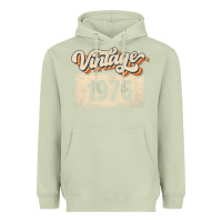 Matcha 46 Year Old Vintage 1976 Men Women 46th Birthday Decor Heavyweight Hoodie - minhPixels