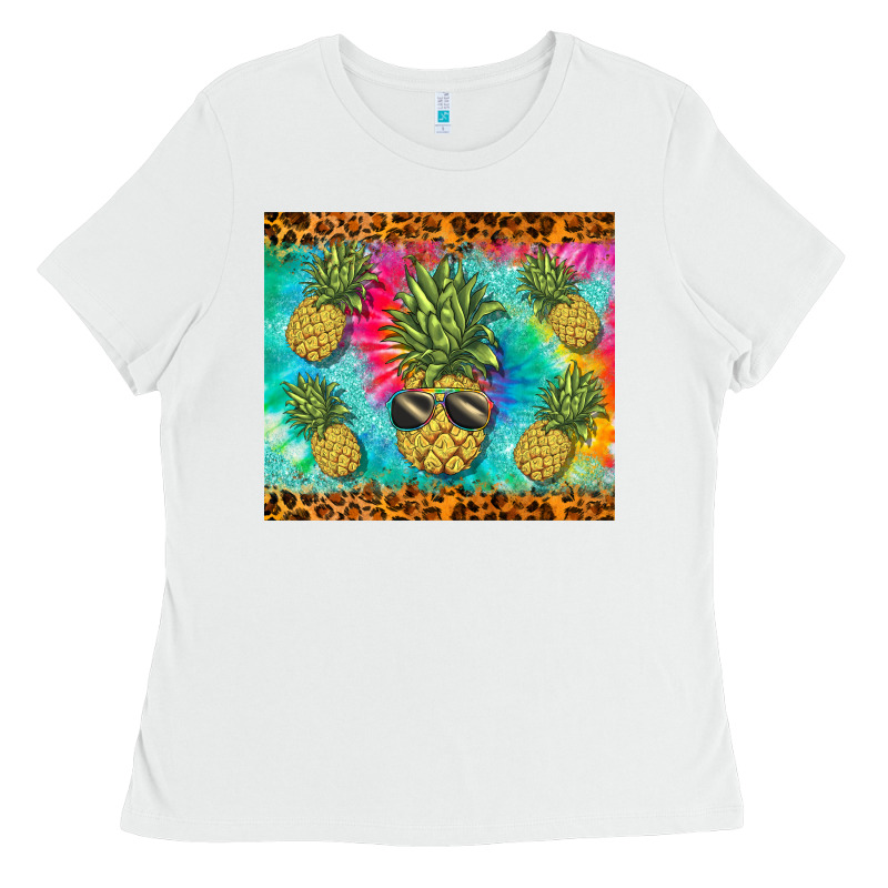 Summer Pineapple Ladies Tee by BarkalooDesign | Teevron
