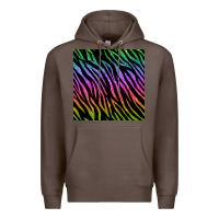 Coffee zebra glitter seamless pattern Premium Hoodie - BundleAndBundleShop