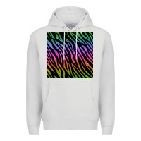 Dove Grey zebra glitter seamless pattern Premium Hoodie - BundleAndBundleShop