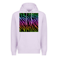 Lilac zebra glitter seamless pattern Premium Hoodie - BundleAndBundleShop