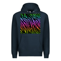 Navy zebra glitter seamless pattern Premium Hoodie - BundleAndBundleShop