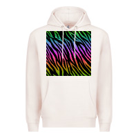 Pale Pink zebra glitter seamless pattern Premium Hoodie - BundleAndBundleShop