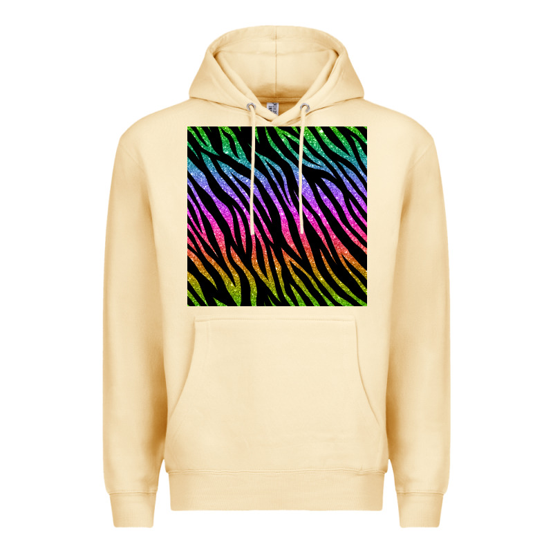 Zebra Glitter Seamless Pattern Premium Hoodie by BundleAndBundleShop | Teevron