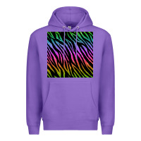 Purple zebra glitter seamless pattern Premium Hoodie - BundleAndBundleShop