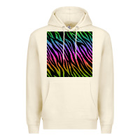 Sandshell zebra glitter seamless pattern Premium Hoodie - BundleAndBundleShop