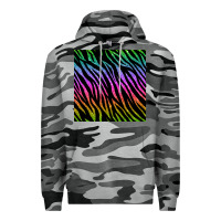 Slate Camo zebra glitter seamless pattern Premium Hoodie - BundleAndBundleShop
