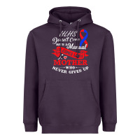 Plum Hlhs Awareness Support Shirt Awesome Gift For Awesome Family Heavyweight Hoodie - minhPixels