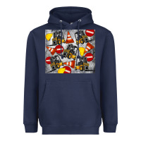 Navy forklift tumbler Heavyweight Hoodie - Artiststas