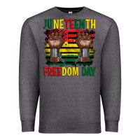 Charcoal Heather juneteenth freedom day Premium Sweatshirt - Artiststas