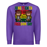 Purple juneteenth freedom day Premium Sweatshirt - Artiststas