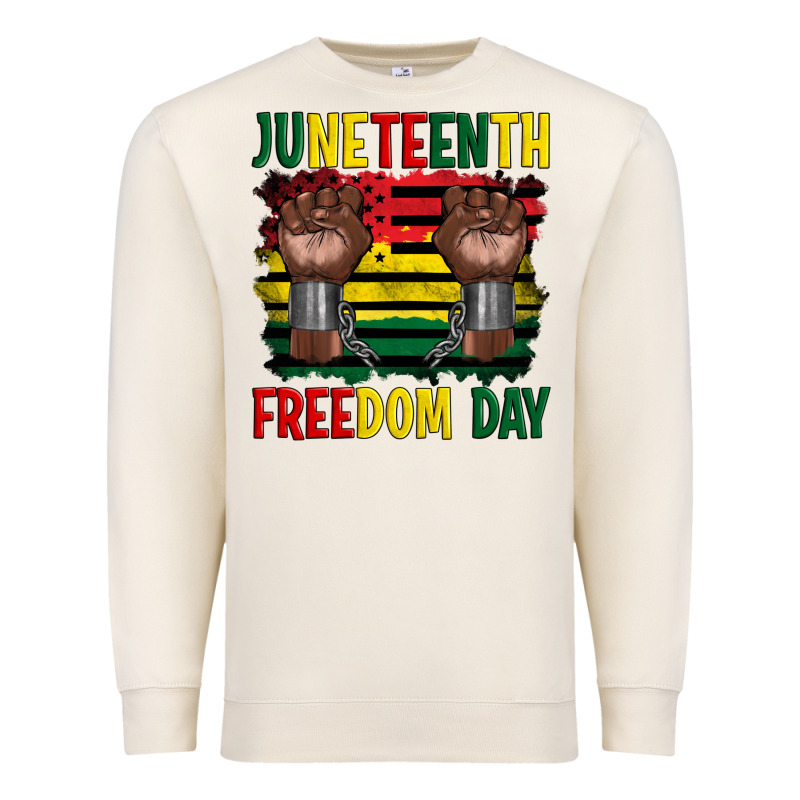 Juneteenth Freedom Day Premium Sweatshirt by Artiststas | Teevron