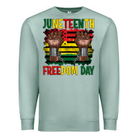 Seafoam juneteenth freedom day Premium Sweatshirt - Artiststas