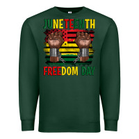 Sports Green juneteenth freedom day Premium Sweatshirt - Artiststas