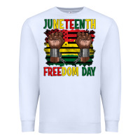 White juneteenth freedom day Premium Sweatshirt - Artiststas