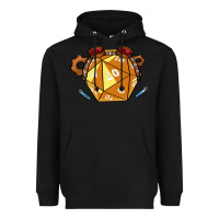 Black Dnd Artificer Heavyweight Hoodie - minhPixels