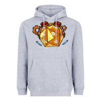 Heather Grey Dnd Artificer Heavyweight Hoodie - minhPixels