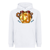 White Dnd Artificer Heavyweight Hoodie - minhPixels