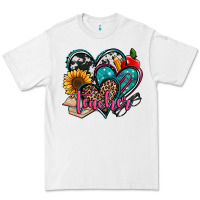 White teacher hearts Premium Tee - Jasminsmagicworld