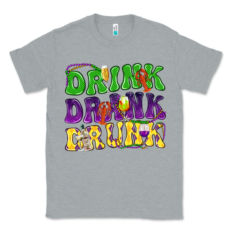 Drink Drank Drunk Classic Tee by NancyCooperArtShop | Teevron